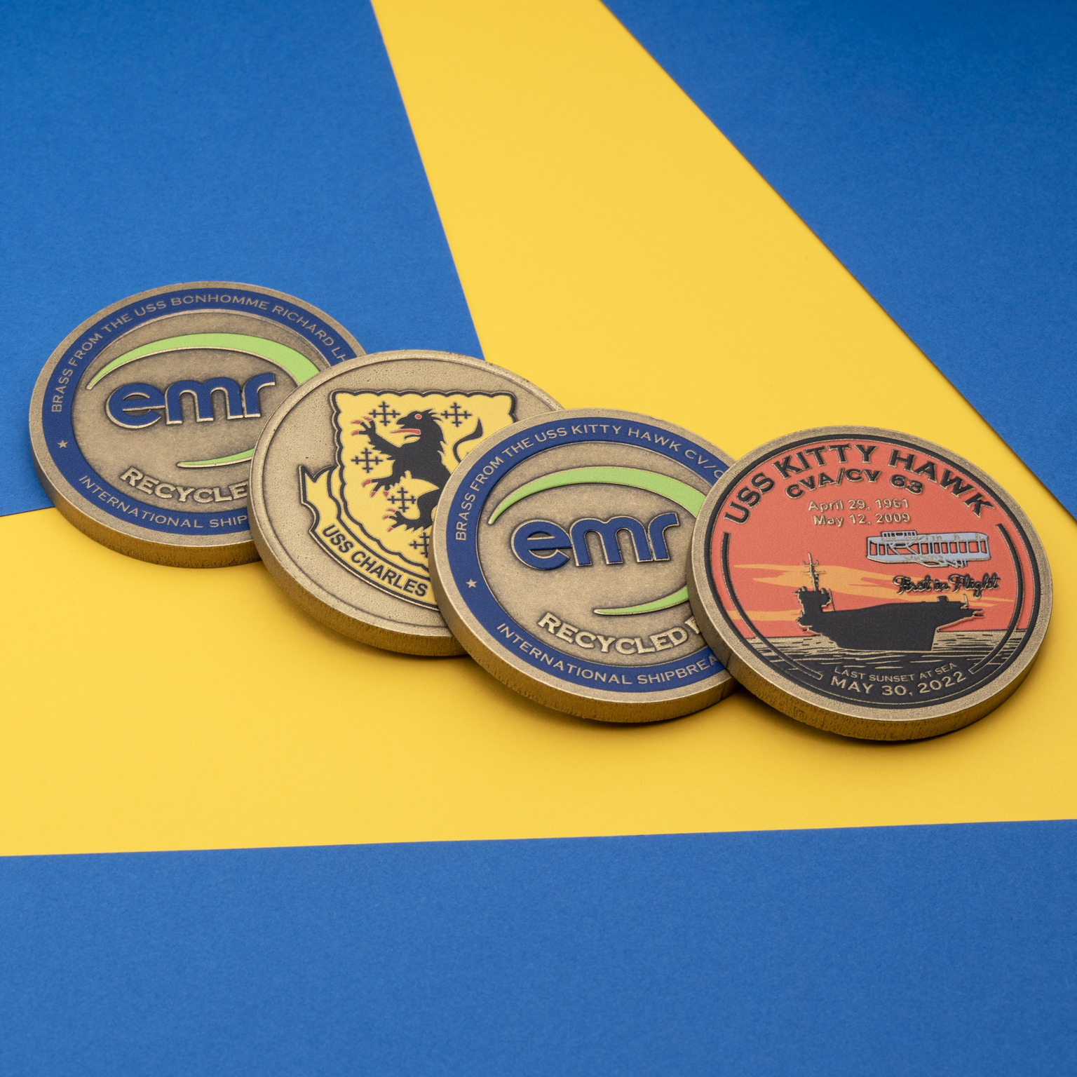 Made in USA - Die Struck with Color - Challenge Coins