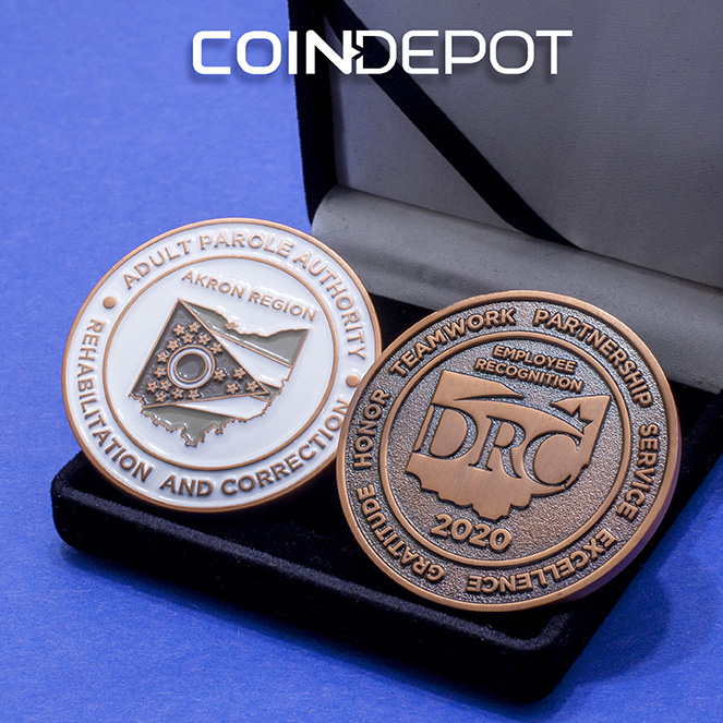DRC Employee Recognition Coin by Coin Depot