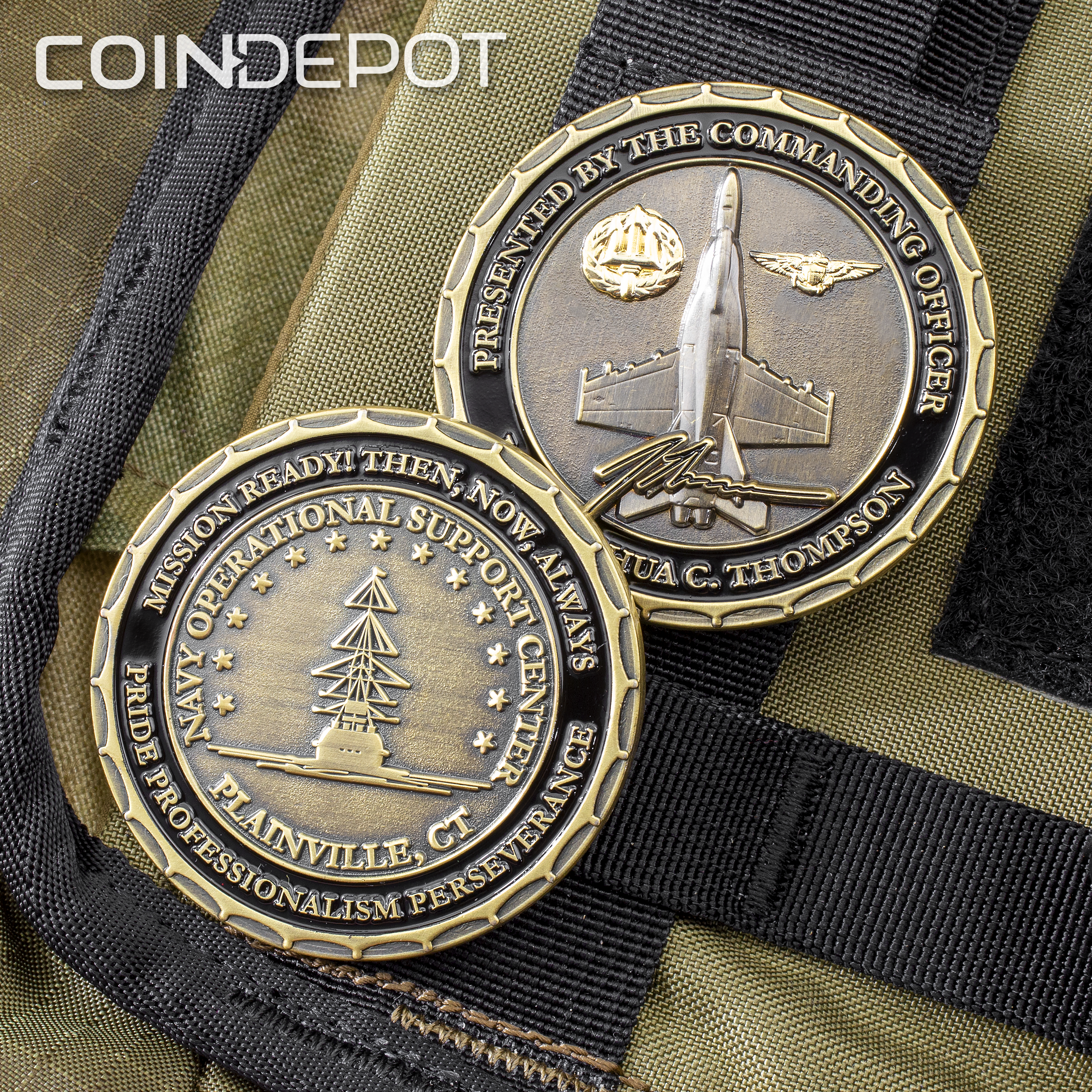 Navy Operational Support Center Challenge Coin by Coin Depot