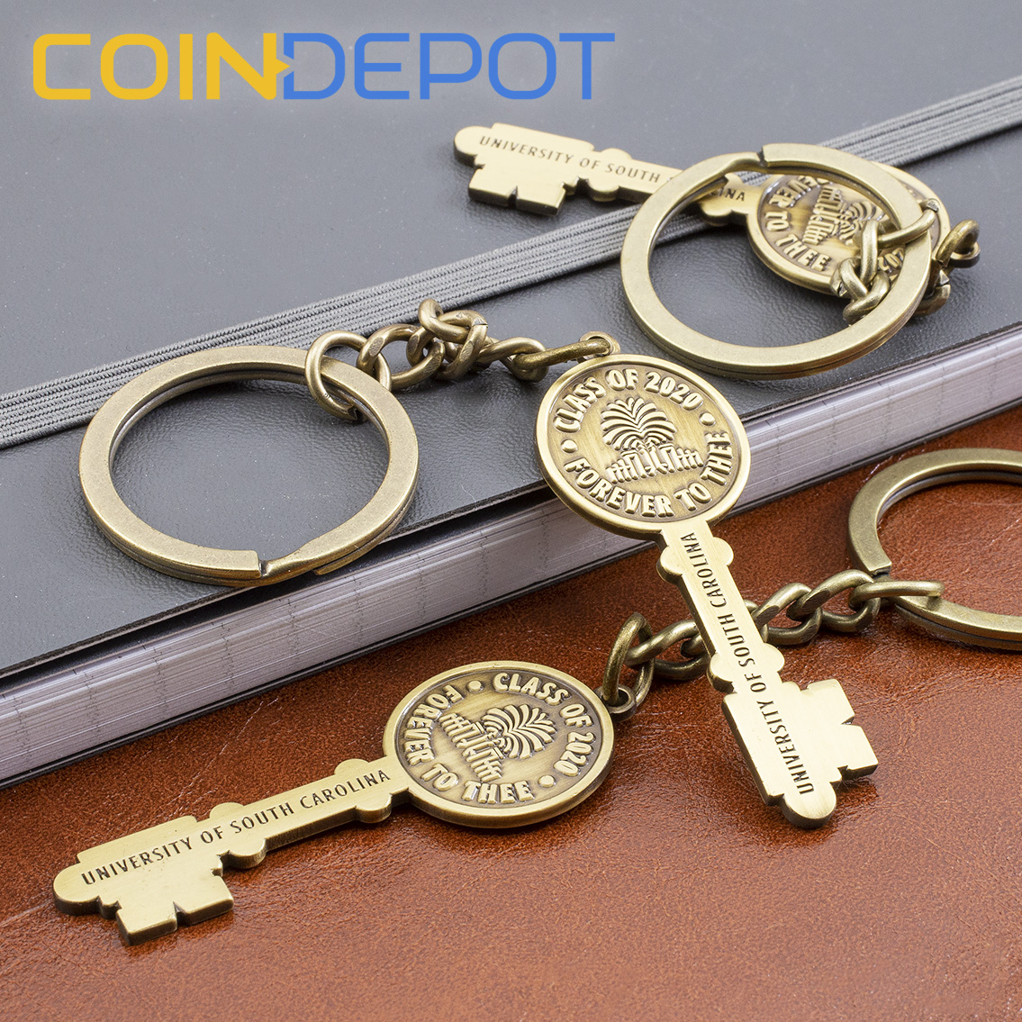 University of South Carolina Keychain by Coin Depot